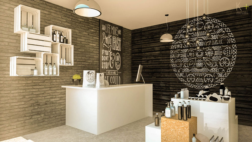 Render de local comercial